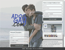 Tablet Screenshot of ados-gay.com